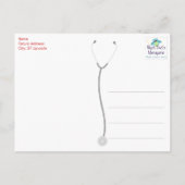 Aankondiging Afstuderen verpleegschool (Achterkant)