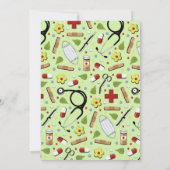 Aankondiging Afstuderen verpleegschool (Achterkant)