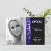 Aankondiging Afstuderen Wild Animal Print Leopard (Staand voorkant)