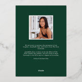 Aankondiging Afstuderen Wild Forest Folie (Achterkant)