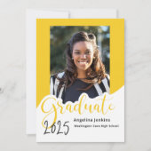 Aankondiging afstuderen Yellow Photo 2025 (Voorkant)