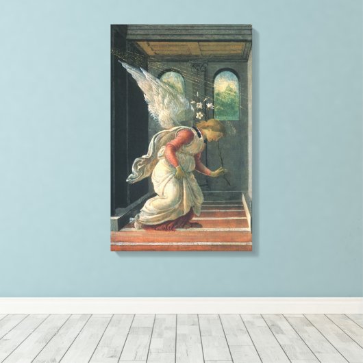 Aankondiging (algemene details) door Sandro Bottic Canvas Afdruk (Insitu (Houten vloer))