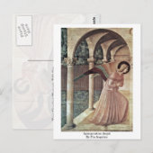 Aankondiging Angel door Fra Angelico Briefkaart (Voorkant / Achterkant)