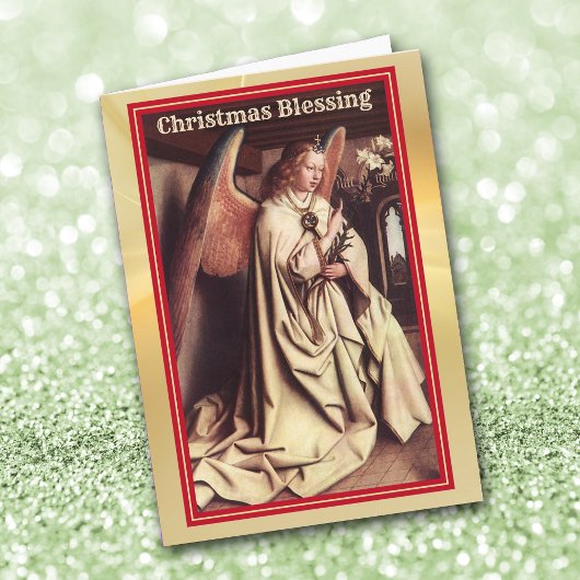 Aankondiging Angel kerstkaart