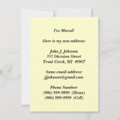 Aankondiging avondtrein Nieuw adres Ik ben verhuis (Achterkant)