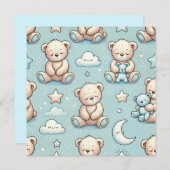 Aankondiging baby jongen (Voorkant / Achterkant)