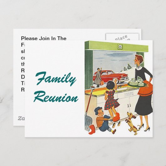 Aankondiging briefkaart retrocessie (Voorkant / Achterkant)