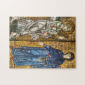 Aankondiging Byzantijnse mozaïek icoon Legpuzzel (Horizontaal)