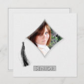 Aankondiging Diamond Afstuderen Tassel (Voorkant / Achterkant)