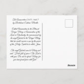 Aankondiging door Bartolomé Esteban Murillo Briefkaart (Achterkant)
