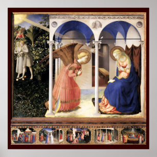 AANKONDIGING door Fra Angelico Poster