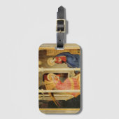 Aankondiging door Fra Angelico, Renaissance Fine A Bagagelabel (Voorkant (verticaal))