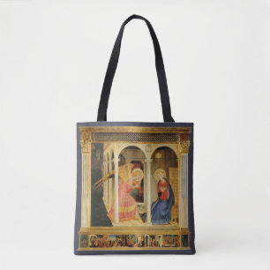 Aankondiging door Fra Angelico, Renaissance Fine A Draagtas