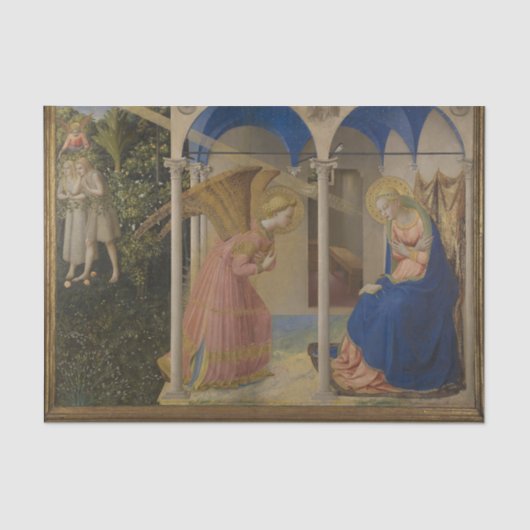 Aankondiging door Fra Angelico Tissuepapier (Voorkant)