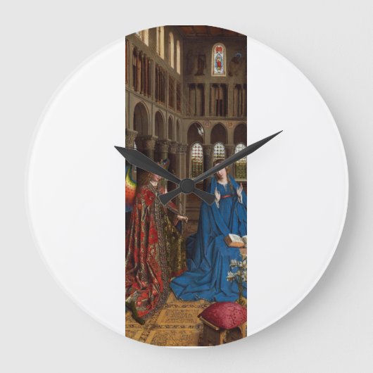 Aankondiging door Jan van Eyck Grote Klok (Voorkant)