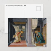 Aankondiging door Sandro Botticelli Briefkaart (Voorkant / Achterkant)