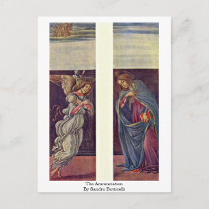 Aankondiging door Sandro Botticelli Briefkaart