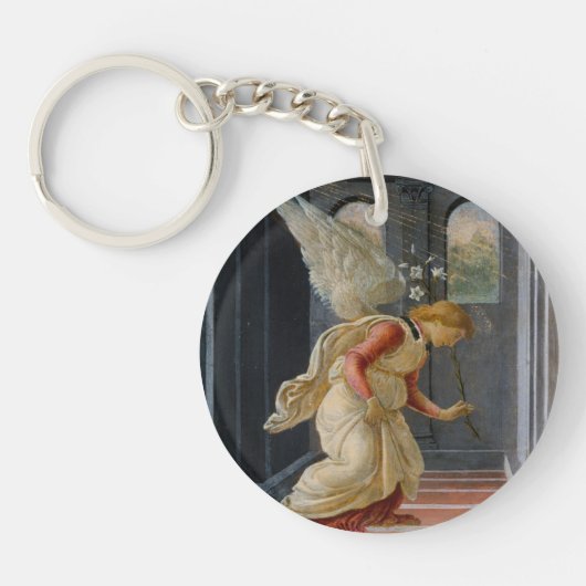 Aankondiging door Sandro Botticelli Sleutelhanger (Voorkant)