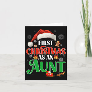 Aankondiging Eerste Kerstmis Als Oom of Tante Matc