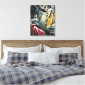 Aankondiging El Greco Canvas Afdruk (Insitu (Slaapkamer))