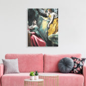 Aankondiging El Greco Canvas Afdruk (Insitu (Woonkamer))