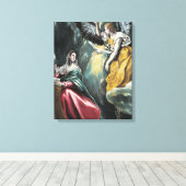 Aankondiging El Greco Canvas Afdruk (Insitu (Houten vloer))