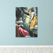 Aankondiging El Greco Canvas Afdruk (Insitu (Houten vloer))