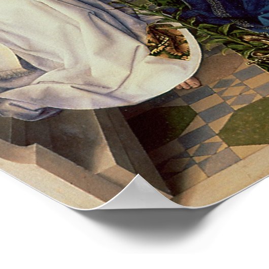 Aankondiging en presentatie in tempel poster (Hoek)