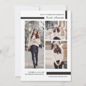 Aankondiging en uitnodiging van het afstuderen (Achterkant)