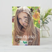 Aankondiging en uitnodiging van het hoogste Afstud (Staand voorkant)