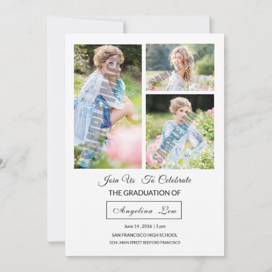 Aankondiging en uitnodiging van het hoogste Afstud (Achterkant)