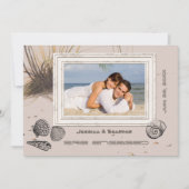 Aankondiging en uitnodiging van zeegras (Voorkant)