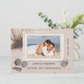 Aankondiging en uitnodiging van zeegras (Staand voorkant)