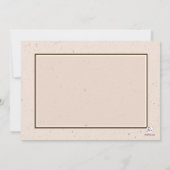 Aankondiging en uitnodiging van zeegras (Achterkant)