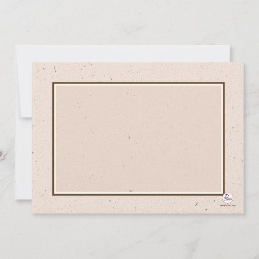 Aankondiging en uitnodiging van zeegras (Achterkant)