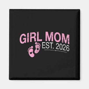 Aankondiging Est 2026 Baby Nieuwe Mama Moederdag Magneet