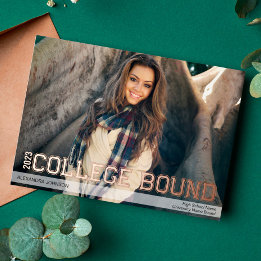 Aankondiging Folie College Bond High School Afstud