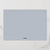 Aankondiging Folie geboorte Modern Trio (Achterkant)