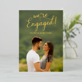 Aankondiging Folie verloving (Staand Voorkant)