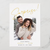 Aankondiging Folie verrassend Verloving (Voorkant)