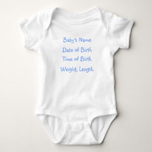 Aankondiging geboorte online! romper