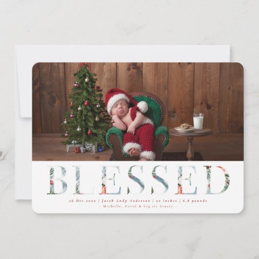 Aankondiging geboorte Wonderland Holiday (Voorkant)