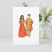 Aankondiging gemengd huwelijk (Staand voorkant)