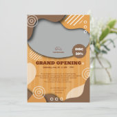 Aankondiging Grand Opening Aangepaste Bakkerij (Staand voorkant)