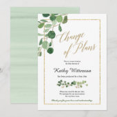 Aankondiging groene verandering van plannen (Voorkant / Achterkant)