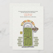 Aankondiging groenportier (Voorkant / Achterkant)