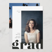 Aankondiging groot Afstuderen type (Voorkant / Achterkant)