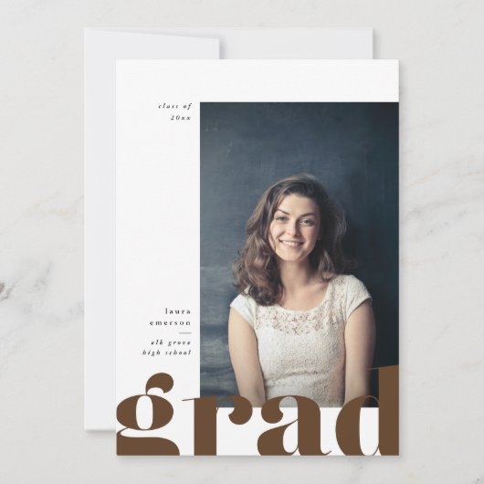 Aankondiging groot Afstuderen type (Voorkant)