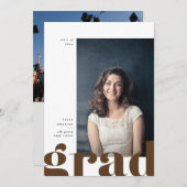 Aankondiging groot Afstuderen type (Voorkant / Achterkant)