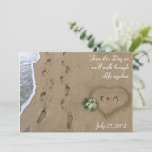 Aankondiging Heart & Tracks / Bewaar de datum (Staand voorkant)